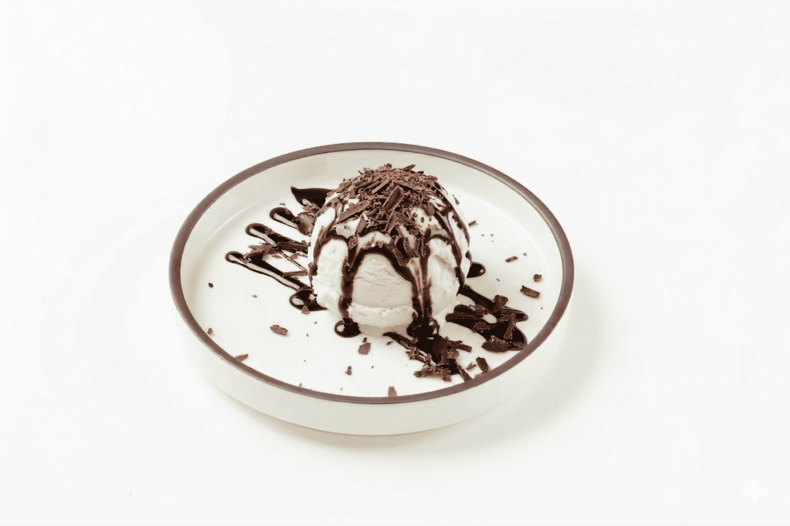 Мороженое с шоколадом