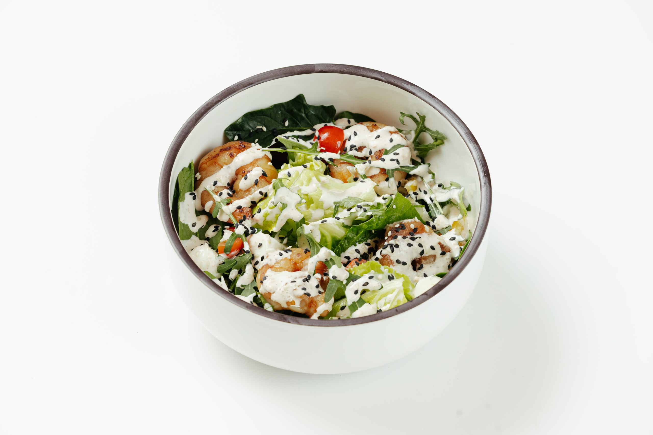 Зелёный с креветкой