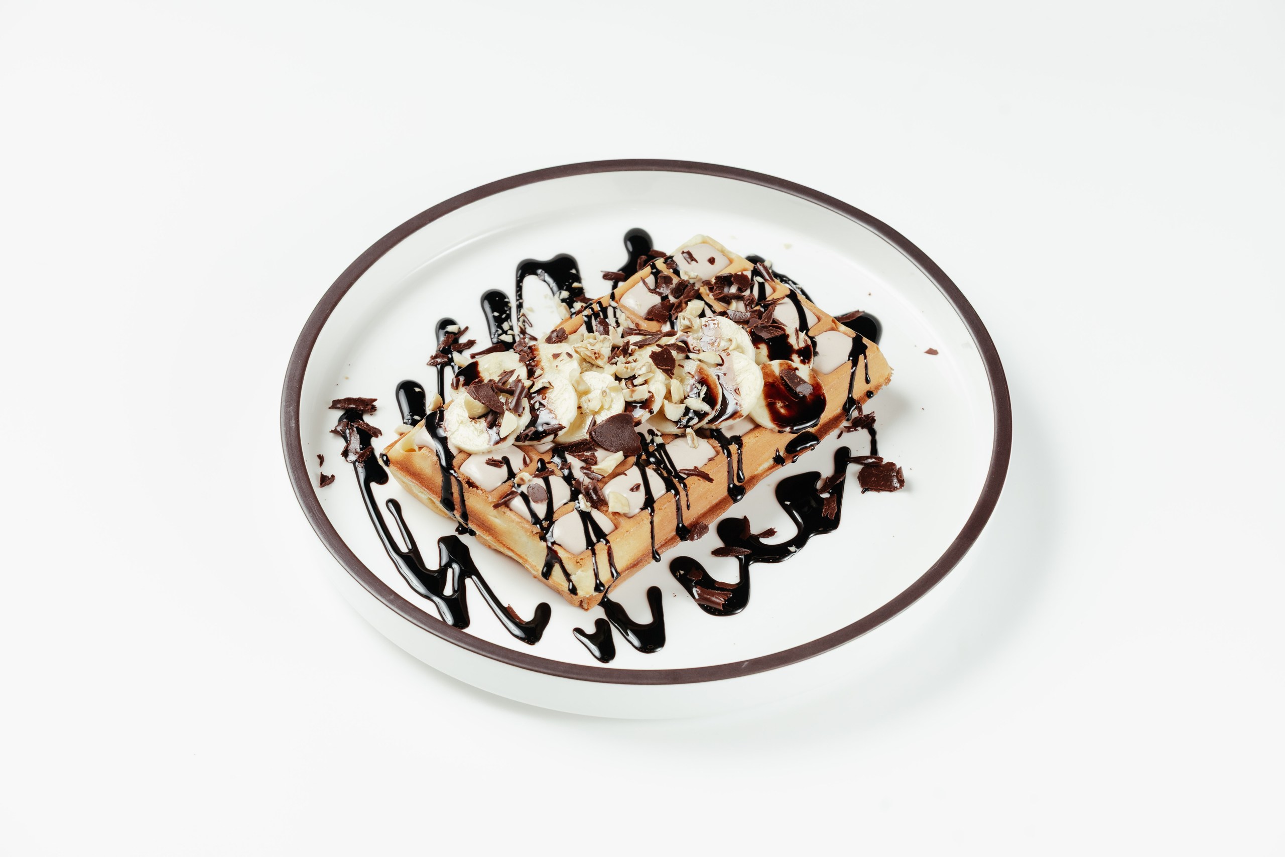 С бананом и шоколадом